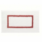  Kassatex Framed Stripe White/Paprika FSP-510-WPR 5179