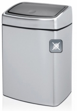    Brabantia  477225 Touch Bin  (10 ) Matt Steel Fingerprint Proof (      )